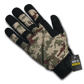 Digital Camo Outdoor Hunter Gloves - Desert