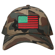 ARMYCREW Low Profile US American Flag Patch Camo Cap - WDL