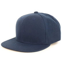 Armycrew Youth Kid's Solid Color Flat Bill Snapback Baseball Cap