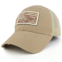 Armycrew USA Desert Digital Flag Tactical Patch Cotton Adjustable Trucker Cap