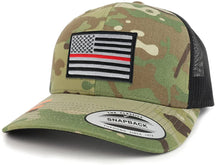 Armycrew Assorted USA Patch Camouflage Structured Trucker Mesh Baseball Cap