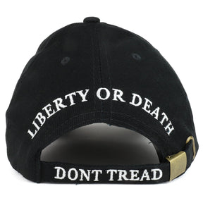 Armycrew Tread On Me Snake Embroidered Military Cotton Twill Structured Baseball Cap