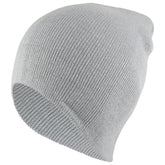 Superior Plain Cotton Blend Knit Short Winter Beanie Cap