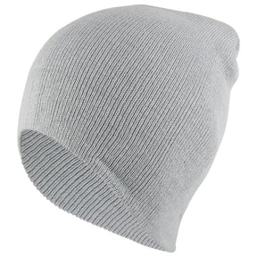 Superior Plain Cotton Blend Knit Short Winter Beanie Cap
