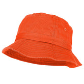 Armycrew Unlimited Youth Pigment Dyed Washed 100% Cotton Bucket Hat - Orange