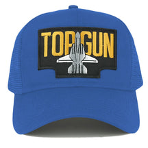 Top Gun Us Navy Jet Embroidered Iron On Patch Adjustable Mesh Trucker Cap