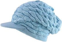Armycrew Rasta RGY Ribbed Deep Crown Dreadlock Cotton Beanie Visored Hat