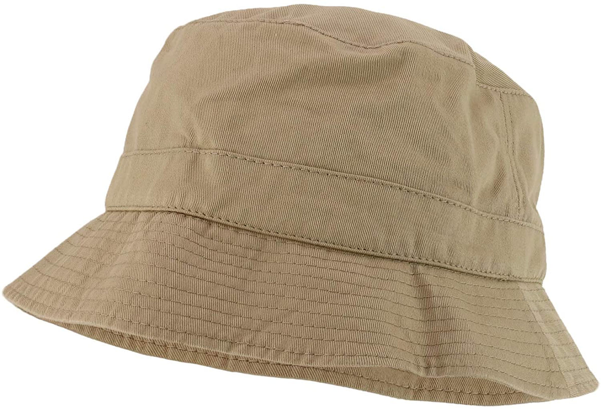Armycrew Soft Cotton Fisherman Polo Bucket Hat - Khaki
