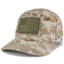 Armycrew Olive USA American Flag 3-D Rubber Tactical Patch Adjustable Structured Operator Cap