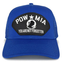 Armycrew XXL Oversize POW MIA Not Forgotten Large Patch Mesh Back Trucker Cap