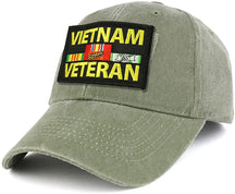 Armycrew Vietnam Veteran Tactical Patch Cotton Adjustable Baseball Cap