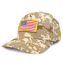 Armycrew USA Yellow Flag Tactical Patch Structured Operator Baseball Cap