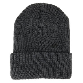 Made in USA, Genuine Wool Cuff Folded Watch Cap Long Beanie Hat