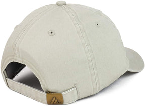 Armycrew Donut Embroidered Patch Unstructured Cotton Washed Baseball Cap