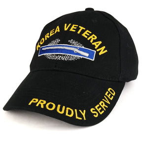 Armycrew Korea War Veteran CIB Embroidered Structured Military Baseball Cap