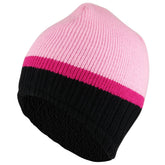 Armycrew Multicolored Fleece Lining Trimmed Acrylic Beanie with Short Earflaps