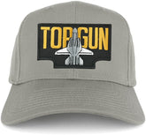 Top Gun US Navy Jet Embroidered Iron On Patch Adjustable Baseball Cap