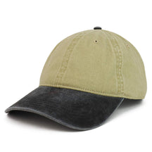 Armycrew XXL Oversize Big Washed Cotton Pigment Dyed Unstructured Baseball Cap - Black