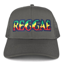 Reggae RGY Text Cutout Iron on Embroidered Patch Adjustable Trucker Cap