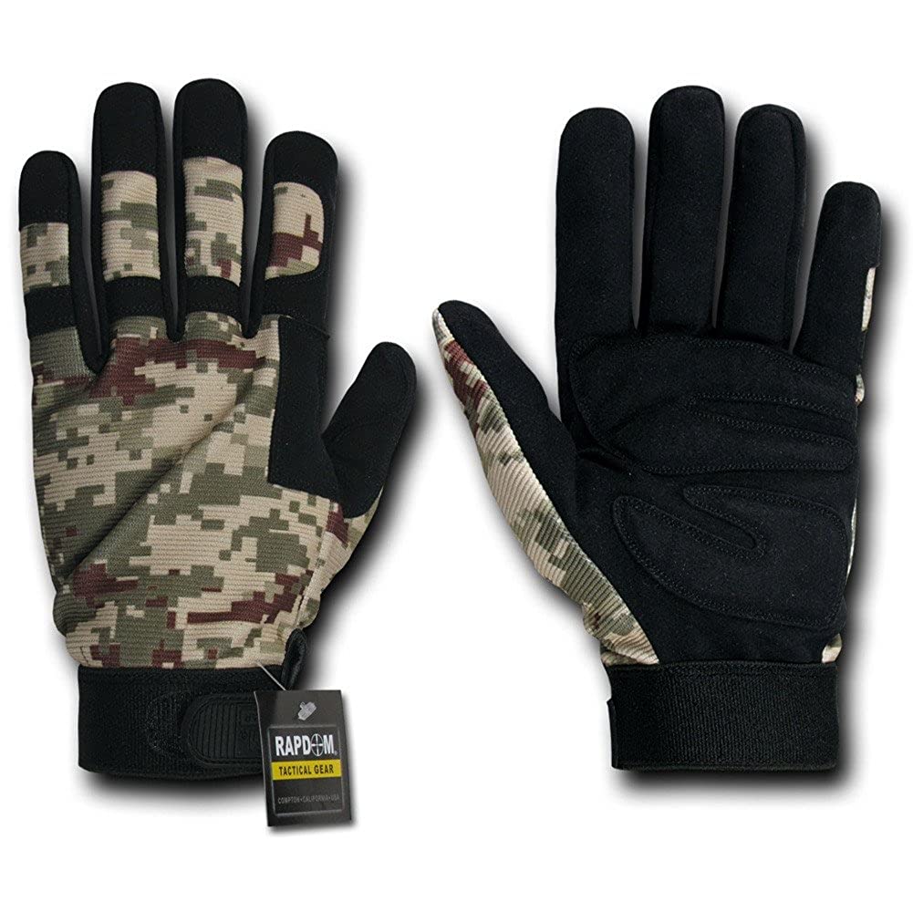 Digital Camo Outdoor Hunter Gloves - Desert