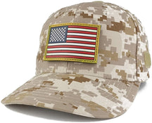 USA Original American Flag 3-D Rubber Tactical Patch Adjustable Structured Operator Cap