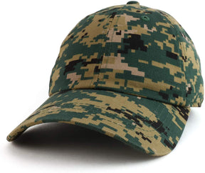 Rapid Dominance Relaxed Cotton Universal Digital Camo 6 Panel Vintage Washed Polo Cap