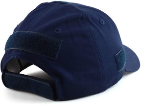 Firm Low Profile Tactical Operator Cap with Loop Patch - Navy
