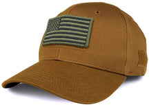 Armycrew USA Olive Flag Tactical Patch Structured Baseball Cap
