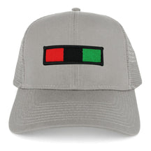 Africa Red Black Green Embroidered Iron on Patch Adjustable Trucker Mesh Cap
