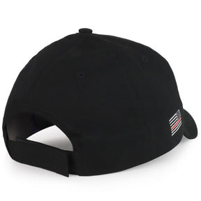 Armycrew US Thin Red Line Flag Embroidered Structured Baseball Cap