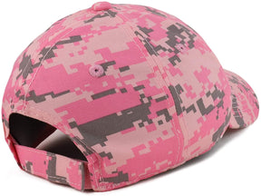 Armycrew Camouflage Patterned Structured Cotton Baseball Cap - PKD
