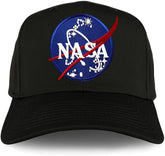 Armycrew XXL Oversize NASA Insignia Logo Iron On Patch Solid Baseball Cap