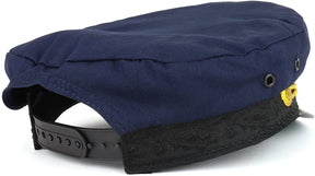 Armycrew Cotton Yacht Captain Costume Sailor Emblem Hat with Oak Leaf and Rope