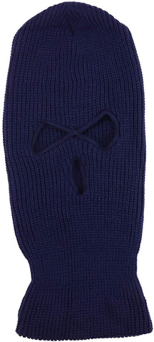 Winter Full Face Cover Acrylic Ski Mask 3 Hole Beanie Hat