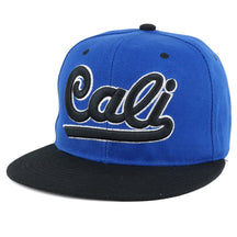 Cali 2-Tone 3D Embroidered California Flatbill Adjustable Snapback Cap