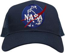 NASA Insignia Symbol Embroidered Iron On Patch Mesh Trucker Snapback Cap