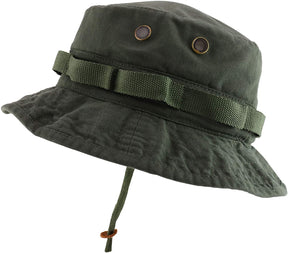 Rapid Dominance Washed Cotton Military Boonie Hat with Drawstring