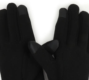 Armycrew Smartphone Touchscreen Ladies Fur Trim Pom Decoration Texting Glove