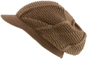 Armycrew RGY Striped Knit Deep Crown 100% Cotton Rasta Beanie Visor