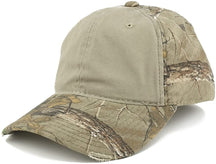 Camo Mossy Oak Realtree Low Profile Contrast Adjustable Cap