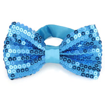 Armycrew Shiny Sequin Covered Adjustable Pre-tied Bow Tie