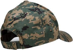 Armycrew Low Profile US American Flag Patch Camo Cap - MCU