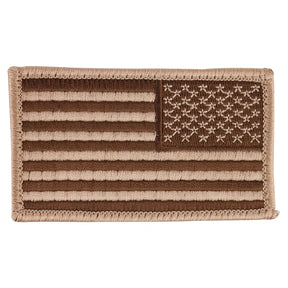Patriotic American Flag Quality Hook and Loop Embroidered Tactical Patch Emblem