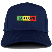 Jah Love Green Yellow Red Embroidered Iron on Patch Adjustable Baseball Cap