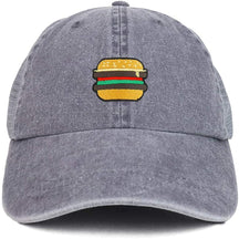 Armycrew Burger Patch Washed Pigment Dyed Soft Trucker Baseball Cap