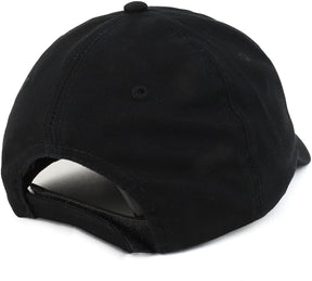 Armycrew Canada Text and Flag Embroidered Cotton Soft Crown Dad Hat