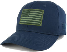 Armycrew USA Flag Olive 2 Embroidered Tactical Patch Adjustable Structured Operator Cap