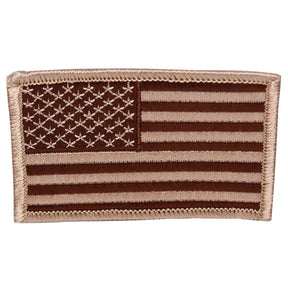 USA American Flag Embroidered Iron On Patch One Size