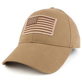 Armycrew USA American Flag Embroidered Desert Tactical Patch with Adjustable Operator Cap
