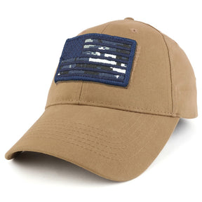 Armycrew USA Navy Flag Tactical Patch Cotton Adjustable Baseball Cap